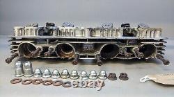 1973 Honda CB350 CB 350 F Four SOHC engine cylinder head, valve gear. PROJECT