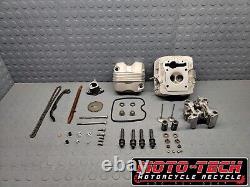 (246) 2008 HONDA CRF150F CYLINDER HEAD CAM VALVES COVER COMPLETE crf 150F