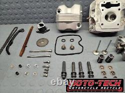 (246) 2008 HONDA CRF150F CYLINDER HEAD CAM VALVES COVER COMPLETE crf 150F