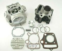 39mm Bore Cylinder Head Piston Engine Rebuild Kit For Honda CRF50F/XR50R/Z50R