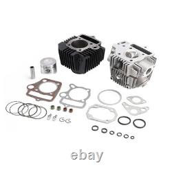 52.4mm Top End Kit Cylinder Head Piston For Honda Chinese ATV Dirt Bike 110cc