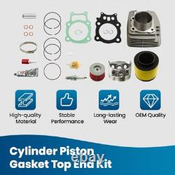 Cylinder Head Piston Gasket Kit 12100-HN5-670 for Honda Rancher TRX350 00-06