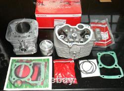 Genuine Honda Parts (not Copies) Cg125 Engine Cyclinder Block Barrel & Head Kit