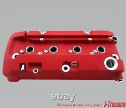 HONDA S2000 Genuine F20C Cylinder Head Cover Red & Ignition Coil Cover Gold OEM