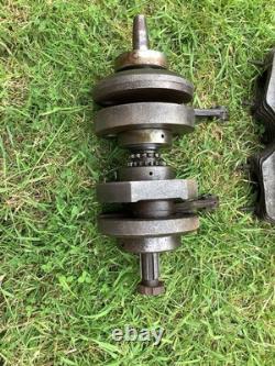 Honda CB72 Crankcase Crank And Cylinder Head