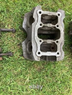 Honda CB72 Crankcase Crank And Cylinder Head