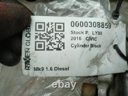 Honda CIVIC Cylinder Head 1.6 Diesel N16a1 Mk9 2012 2017
