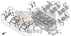 Honda Cbf1000 Cbf 1000 Cylinder Head Complete With Valves Etc No Cover 2006 07
