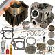 Honda Ct 70 Ct70 Cylinder Kit Piston Rings Gasket Complete Head 69-82 91-94