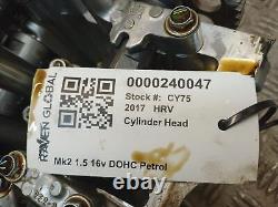 Honda Hrv Cylinder Head 1.5 Petrol L15b4 Mk2 Ru18 2015-2021