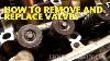 How To Remove And Replace Valves In A Cylinder Head Ericthecarguy