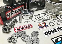 TRX450R TRX 450R 96mm CP 12.5 Piston Cylinder Cometic Stage 2 Hot Cam Head Studs