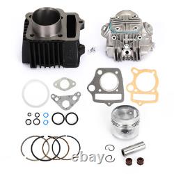 Top End Rebuild Kit Cylinder Head Piston For Honda CT70 CRF70 ATC70 XR70 TRX70