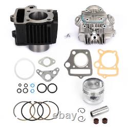 Top End Rebuild Kit Cylinder Head Piston For Honda CT70 CRF70 ATC70 XR70 TRX70